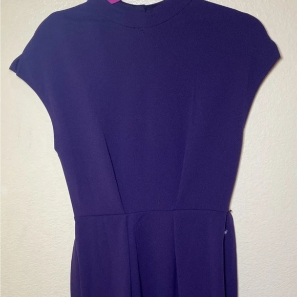 Juniors' Cap-Sleeve Mock-Neck‎ Tie-Waist Dress size-7/8 - Picture 3 of 10